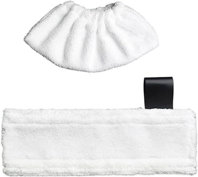 Dweildoek Hoezen - Stofzuiger Accessoires - Stoomreiniger Onderhoud - Hoogwaardige Materialen - 1 Stofzuiger Mop Pad - Grijs