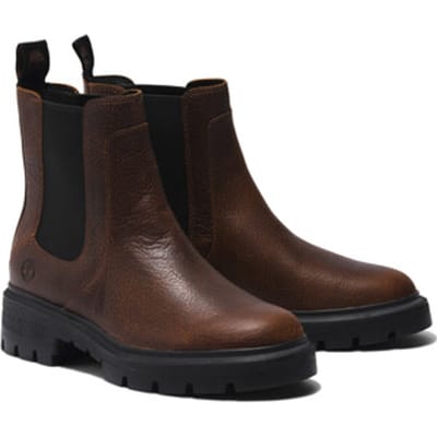 Timberland Cortina Valley Mid Chelsea Boot Dark Brown Maat: 37 | Laarzen Outlet | Dames | Bruin