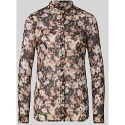 regular fit blouse in allover-look model 'CLOUIS SHIRT'