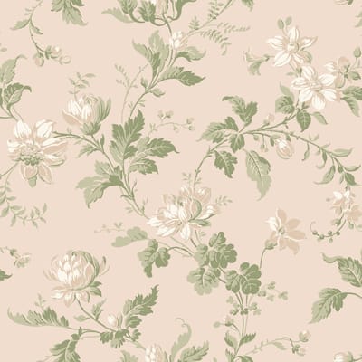 Boråstapeter Vliesbehang 4519 - Anno - Botanisch Wit - 53cm x 10.05m