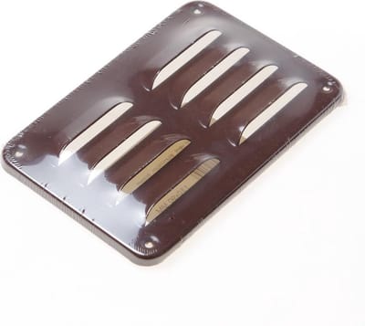 Gavo Schoepenrooster aluminium bruin 13 x 9cm (Prijs per stuk)