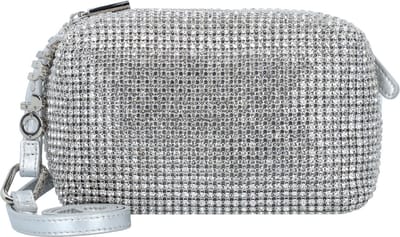 LIU JO Avondtas Sera Hobo Bag Pearl Grey Metalizz Zilverkleurig