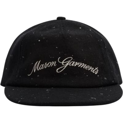 Mason Garments Cap Cotone Petten Zwart Acc-28