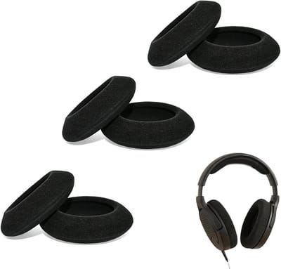 Vervangende oorkussens van zacht schuim voor pc-headset, comfortabele anti-transpiratie pads en extra demping