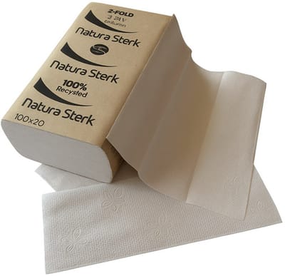 Handdoekpapier Z-vouw 2 Laags 24x23 cm Recy. 20x150 Stuks