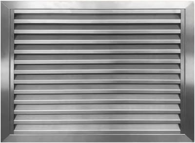 Ventilatierooster Vierkant - Muur Grill - Luchtstroom Verbeteren - Met Nylon Gaas - 20x20cm - Wit