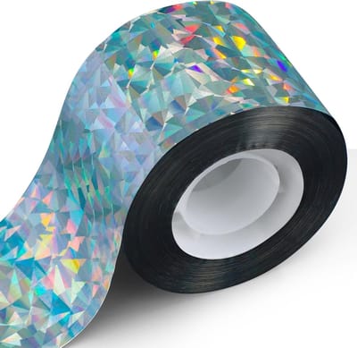 Reflecterende Tape voor Vogels, 110m Holografische Vogelafschrikking, Dubbelzijdige Schrikband voor Duiven, Meeuwen en Kraaien