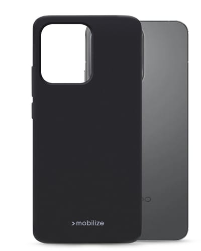 Mobilize Hoesje geschikt voor OPPO Reno 14 Pro Telefoonhoesje Flexibel TPU | Mobilize Rubber Gelly Backcover | Reno 14 Pro Case | Back Cover - Zwart