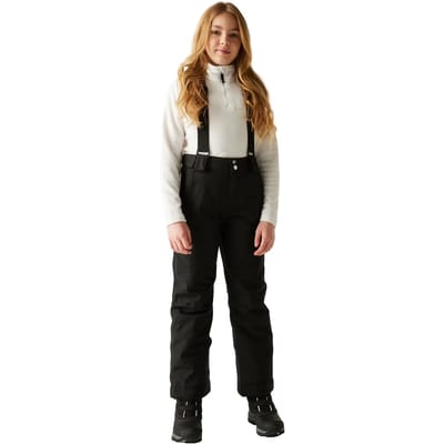 Dare2B, Outmove II Waterdichte Kinder Unisex Wintersportbroek , Zwart, Maat 104