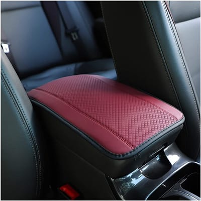 Dailygoods- Armleuningkussen Premium - Armsteun Auto - Middenconsole Kussen - Huidvriendelijk PU-leder - Waterdicht - Antislip Onderkant