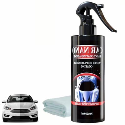 Krasverwijderaar voor Auto's - 250ml Spuitbus - Nano Polijstspuitbus - Nano Coating voor Auto's - Krassenreparatie met Nano Technologie - Hoge BeschermingSpinnerij Auto Nano Coating.