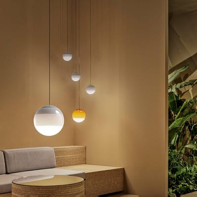 MARSET LED hanglamp Dipping Light Ø 20 cm wit