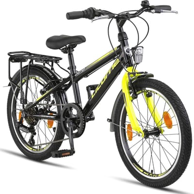 Premium mountainbike 20 inch voor kinderen met 6 versnellingen en Shimano-schakeling