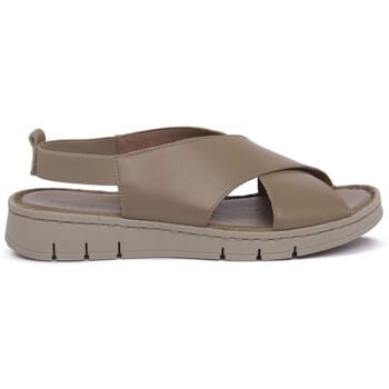 Sandalen met sleehak Grunland TAUPE 30GITA