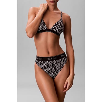 Calvin Klein Brazilian 20242 Icon Cotton Emblem W Black Taglia: M | Reggiseni Outlet | Donna | Nero