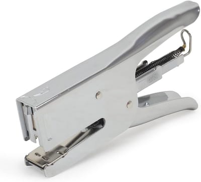 Bureauniettang voor Nietjes 24/6 en 26/6 - Niettang voor 100% Metaal - Nietcapaciteit tot 30 Vellen - Ergonomisch - Stevig Mechanisme - Verchroomd Metaal