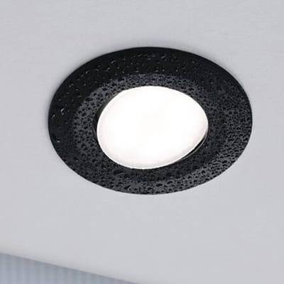 Paulmann LED Inbouwspots Calla Set van 3 - Zwart Mat - IP65 - 5W per Spot - 430 lm - 230V - WhiteSwitch - Inbouwspots Badkamer