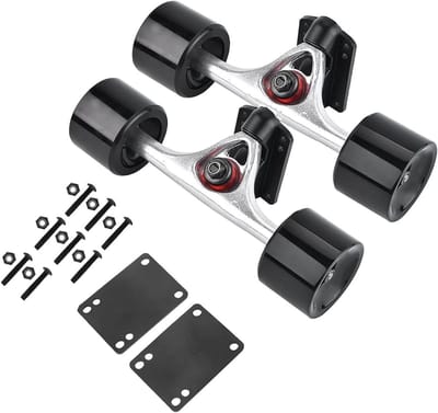 Skateboard Onderdelen Kit - Longboard Truck Set - Skateboard Reparatie - Hete Smeedlegering - 10.24 inch Truck