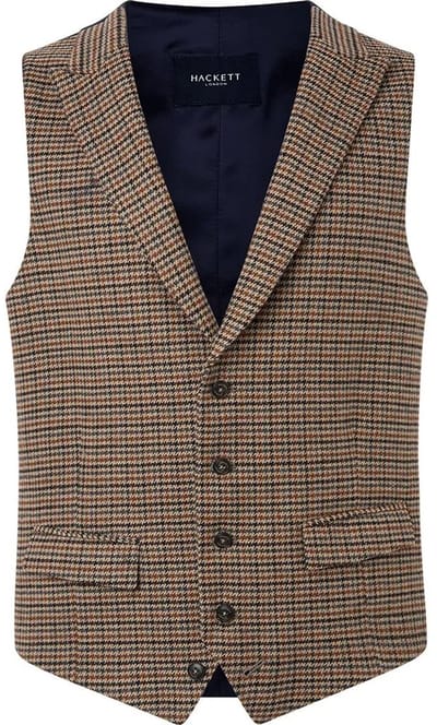 Hackett Autumn Gunclub Vest Bruin 46 / Regular Man