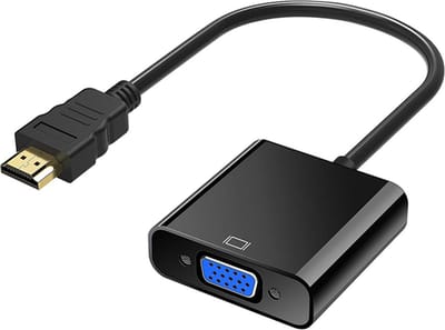 HDMI Naar Vga Adapter - Hdmi Verloop - PC Laptop Naar Vga Scherm Of Projector - 20cm