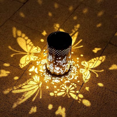Oneay Solar lantaarns, hanglampen voor buiten, padverlichting, waterdichte solar tafellampen — voor tuin, terras, gazon, erf, vlonder, bomen en feestdecoratie