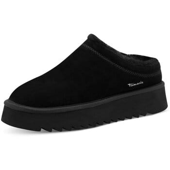 Tamaris leren muiltje 1-27300-45-001 damesmuiltje warm gevoerd zwart