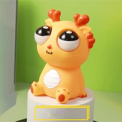 Knijp in het Hoofd Pop Ogen! Raar & Bevredigend Draak Fidget Speeltje Uitklapbaar Oog Speeltje Stressverlichter