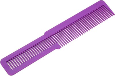 Haarkam Plastic - Styling Kam Pocket Kam - Haar Stylen - Regelmatige Tanden - 20.4 cm - Paars