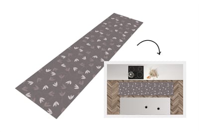 Keukenloper - Loper keuken - Patronen - Tulpen - Minimalistisch - 200x50 cm - Keukenloper vinyl