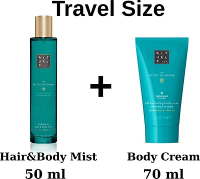 Rituals of Karma - Hair & Body Mist 50 ml + Body Cream 70 ml