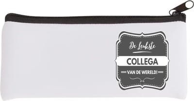 Akyol - de leukste collega Etui - Collega - beste collega - werk - afscheidscadeau - verjaardagscadeau - kado - 20 bij 9 cm