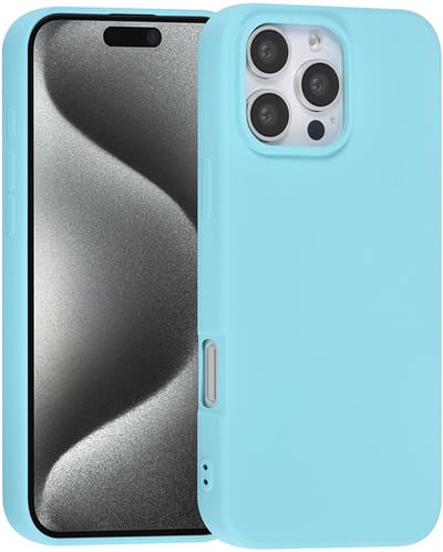 TUNIQ telefoonhoesje voor Apple iPhone 16 Pro Max - TPU backcover - Blauw