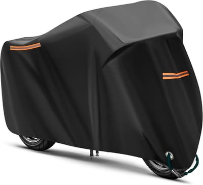 Waterdichte Motorhoes XL van 210T Oxford - UV-bestendig, Antidiefstal, Winddicht en Scheurvast voor Buitengebruik 230x95x125cm
