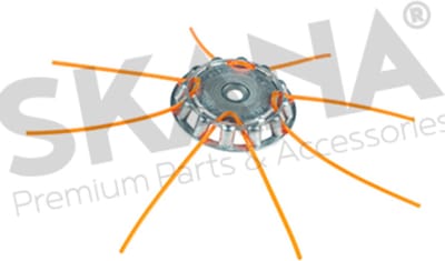SKana Metalen onkruid-/wildgroei-maaikop universeel