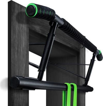VELTRR® Pull Up Bar Deur - Optrekstang - Station - Extra Stevig - Zwart