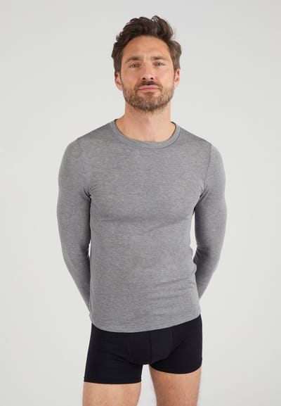 Damart - T-shirt met lange mouwen Thermolactyl Sensitive - Heren - Grijs - S