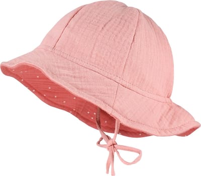 Maximo zonnehoedje mousseline Rosa maat 49
