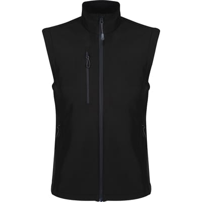 Regatta Unisex Eerlijk gemaakt Softshell gerecycled gilet voor volwassenen (Zwart)