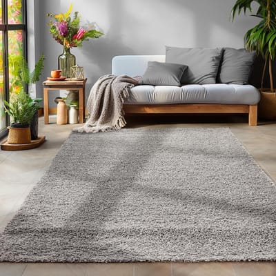 Muratap Basic shaggy vloerkleed licht hoogpolig- 140x200 cm