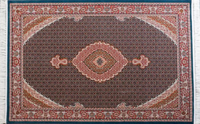 SusaStyle - OUTLET - Perzisch Vloerkleed – Riz Mahi Petrol – Tapijt 150 x 225 cm