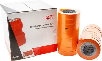 COLAD Orange UV Maskeertape 25mm x 50 meter - 36 rollen