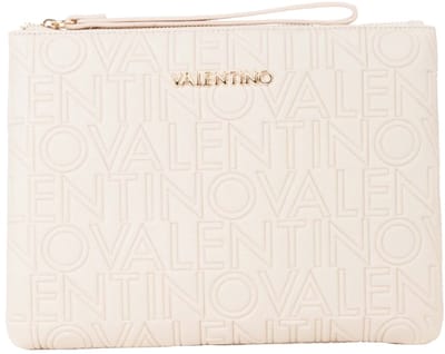 VALENTINO accessoiretas Pansy Soft Cosmetic Case Ecru beige