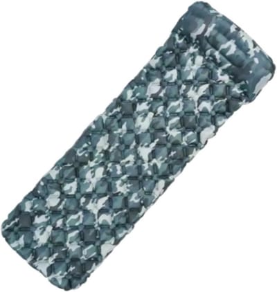 Opblaasbaar Slaapmatje - Luchtmatras Kampeerbed - Reizen Wandelen - Superzachte Dichte Stof - 190 x 60 x 5 cm - Camouflage