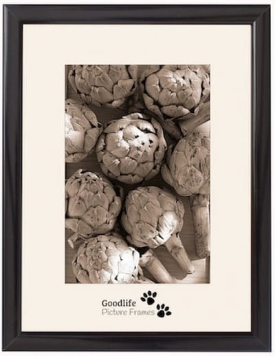 Houten Fotolijst Merano 40x60 Zwart - 12 mm Breed Profiel