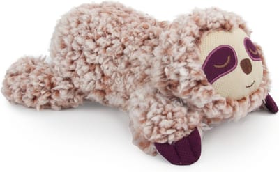 All For Paws Calming Pals Lavender Scent Sloth - Hondenspeelgoed - 25 cm Bruin