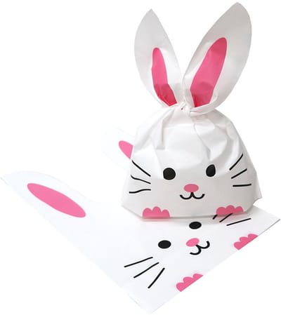 50x - Uitdeelzakjes - Traktatie zakjes - Konijn - Cadeauzakjes - Snoepzakjes - Kinderfeestje - Candy bags - Jonyx