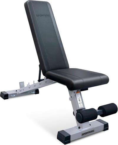 Fitness Bank - Krachtbank Verstelbaar - Kracht Training - Zwaar Belastbaar - 800 Lbs Capaciteit - Zwart