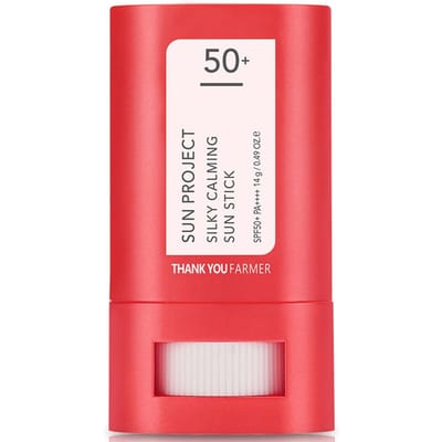 [Deal] THANK YOU FARMER - SUN PROJECT Silky Calming Sun Stick SPF50+ PA++++ - 14g
