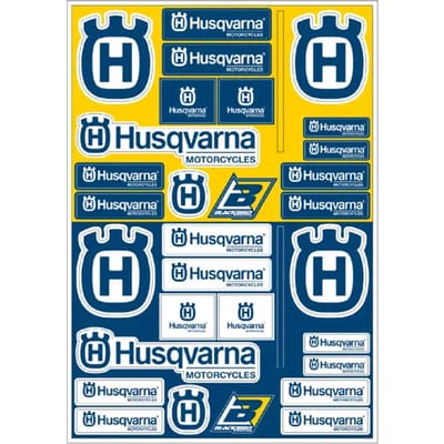 Kit Decoratie Moto Stickers PVC Blackbird Racing Husqvarna