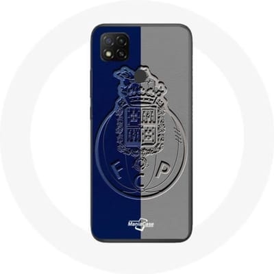 Coque - maniacase - Xiaomi Redmi 9C - Souple - Protection - Porto gond bleu et gris noir